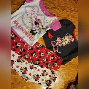 (4/$15) Disney 3t Minnie pajamas